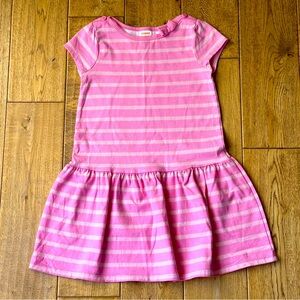 Gymboree Pink and White Stripe Short Sleeve Dress size 3T